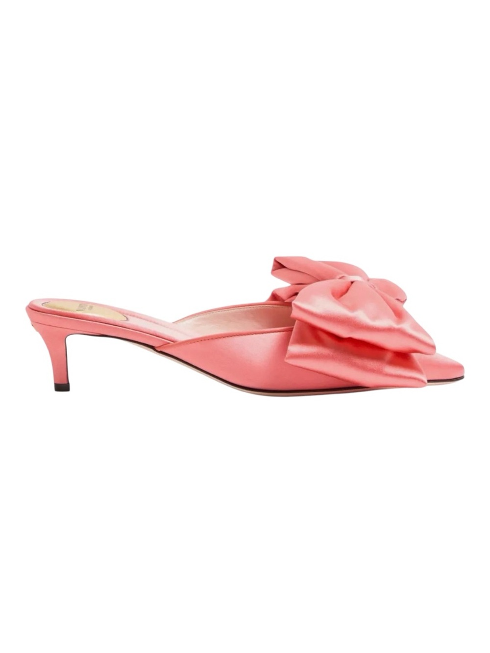 Valentino Garavani Yolande Satin Mules 45mm
